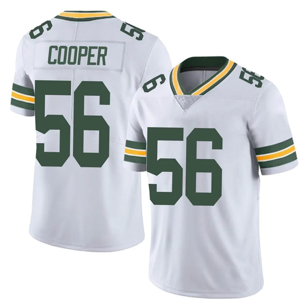 GB.Packers #56 Edgerrin Cooper Player White Vapor Untouchable Limited Home Game Edoa Stitched Jerseys