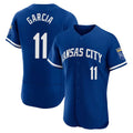 KC.Royals #11 Maikel Garcia Player Royal City Connect Limited Elite Home Game Edoa Stitched Jerseys