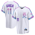 KC.Royals #11 Maikel Garcia Player White 2026 City Connect Limited Home Edoa Stitched Jerseys