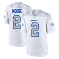 B.Bills #2 DJ Moore Player White Rivalries Collection Game Edoa Stitched Jerseys