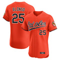 B.Orioles #25 Pete Alonso Player Orange Limited Elite Home Game Edoa Stitched Jerseys