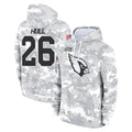 A.Cardinals #26 Evan Hull Player Arctic Camo Limited Salute to Service Pullover Hoodies Game Edoa Stitched Jerseys