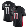A.Falcons #11 Jalon Walker Player Black Vapor Untouchable Limited Home Game Edoa Stitched Jerseys