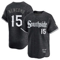 C.White Sox #15 Sean Newcomb Player Black City Connect Limited Home Edoa Stitched Jerseys