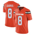 C.Browns #8 Dillon Gabriel Player Orange Alternate Vapor Untouchable Limited Home Game Edoa Stitched Jerseys
