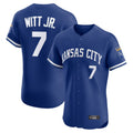 KC.Royals #7 Bobby Witt Jr. Player Royal Limited Elite Home Edoa Stitched Jerseys
