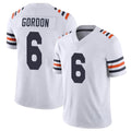 C.Bears #6 Kyler Gordon Player White Classic Vapor Limited Home Game Edoa Stitched Jerseys