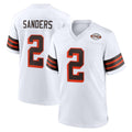 C.Browns #2 Shedeur Sanders Player White Alternate Home Game Edoa Stitched Jerseys
