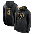 C.Bears #4 D'Andre Swift Player Black Salute to Service Pullover Hoodies Limited Edoa Stitched Jerseys