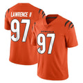 C.Bengals #97 Dexter Lawrence II Player Orange Vapor Untouchable Limited Home Game Edoa Stitched Jerseys