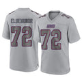 NY.Giants #72 Jermaine Eluemunor Player Gray Atmosphere Fashion Limited Game Edoa Stitched Jerseys