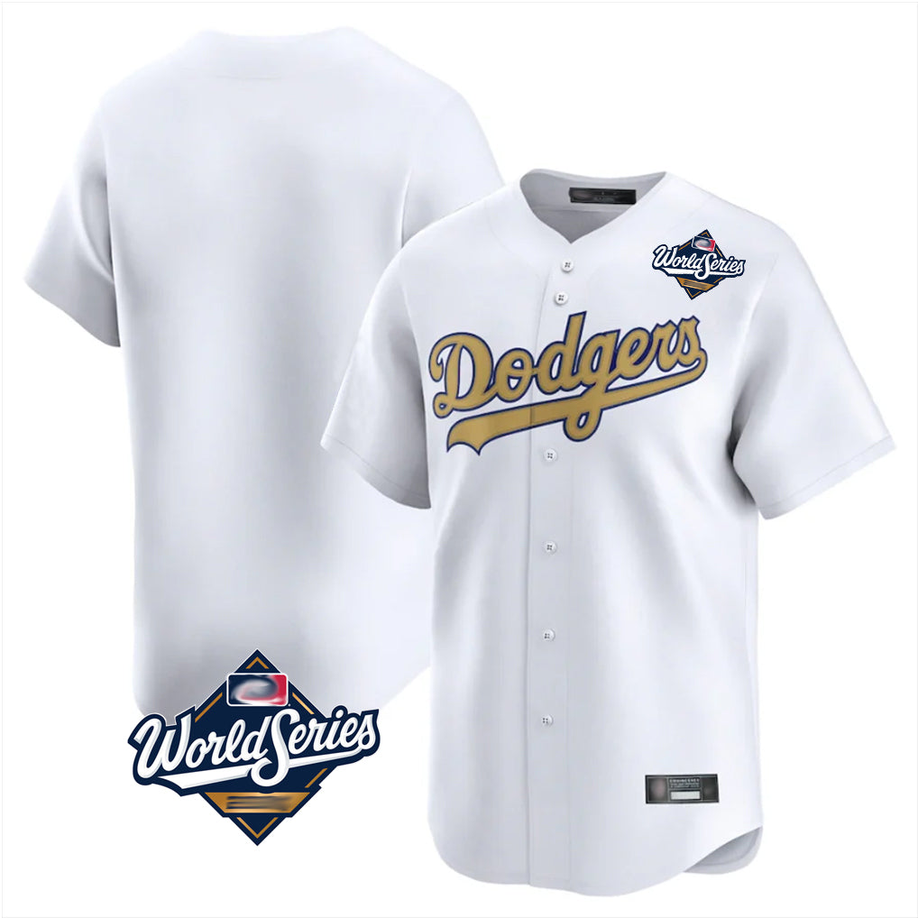 LA.Dodgers ## Dodgers Blank Player Gold Collection Limited Home World Series Edoa Stitched Jerseys