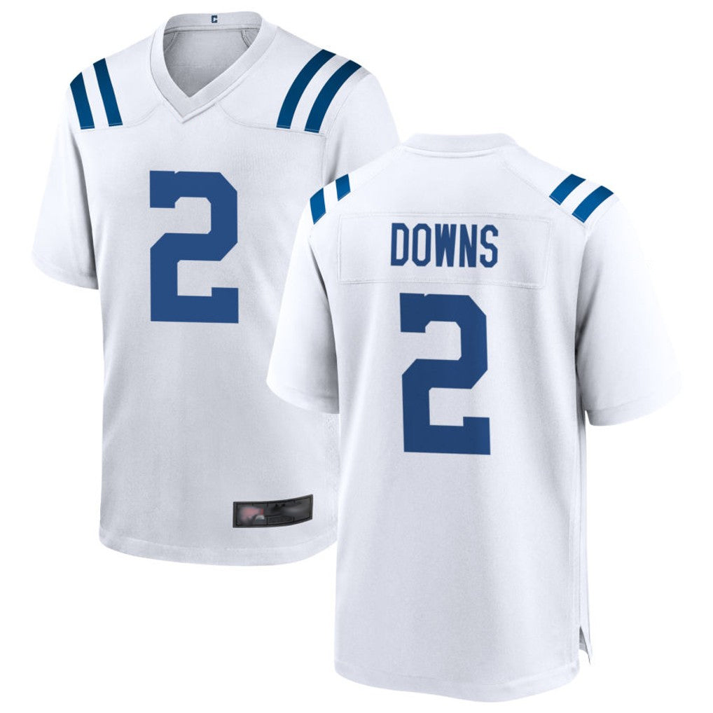 IN.Colts #2 Josh Downs Player White Home Game Edoa Stitched Jerseys