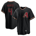A.Diamondbacks #4 Ketel Marte Player Black Limited Home Edoa Stitched Jerseys