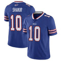 B.Bills #10 Khalil Shakir Player Royal Vapor Untouchable Limited Edoa Stitched Jerseys