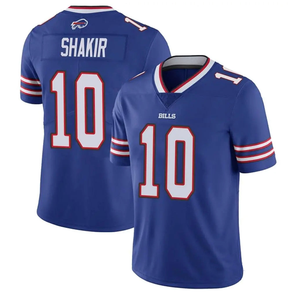 B.Bills #10 Khalil Shakir Player Royal Vapor Untouchable Limited Edoa Stitched Jerseys