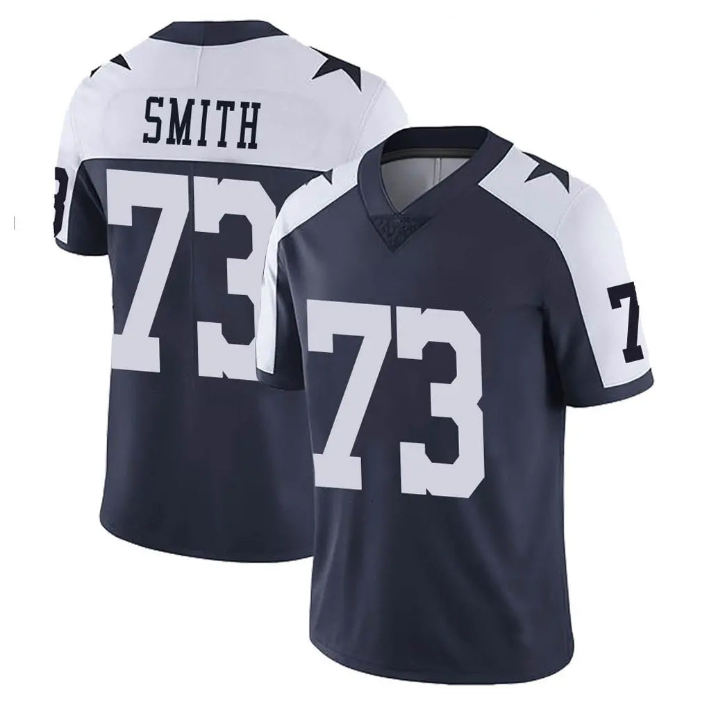 D.Cowboys #73 Tyler Smith Player Navy-White Limited Alternate Vapor Untouchable Home Game Edoa Stitched Jerseys
