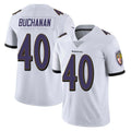 B.Ravens #40 Teddye Buchanan Player White Vapor F.U.S.E. Limited Edoa Stitched Jerseys