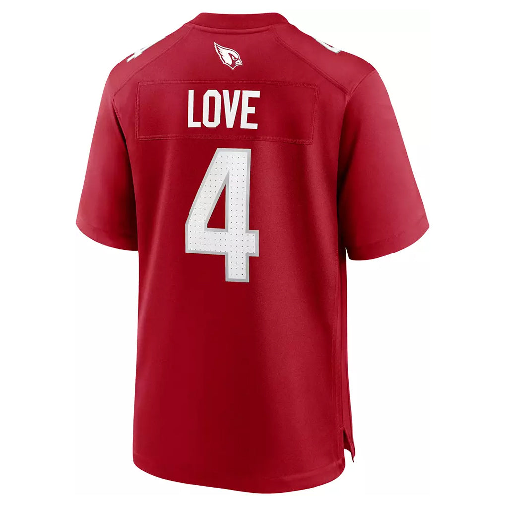 A.Cardinals #4 Jeremiyah Love Player Cardinal Limited Home Game Edoa Stitched Jerseys