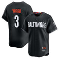 B.Orioles #3 Taylor Ward Player Black City Connect Limited Home Game Edoa Stitched Jerseys