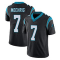 C.Panthers #7 Tre'von Moehrig Player Black Vapor Untouchable Limited Game Edoa Stitched Jerseys