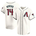 A.Diamondbacks #14 Gabriel Moreno Player Cream Limited Home Game Edoa Stitched Jerseys