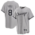 C.White Sox #8 Kyle Teel Player Gray Home Game Edoa Stitched Jerseys