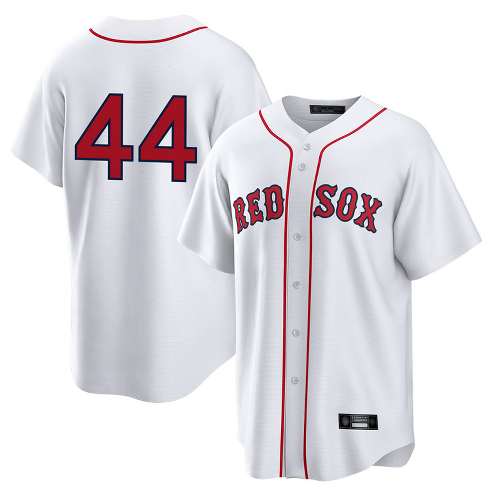 B.Red Sox #44 Aroldis Chapman Player White Home Game Edoa Stitched Jerseys