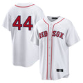 B.Red Sox #44 Aroldis Chapman Player White Home Game Edoa Stitched Jerseys