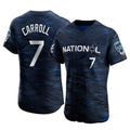 A.Diamondbacks #7 Corbin Carroll Player Royal Limited Elite National League Game All-Star Edoa Stitched Jerseys