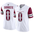 W.Commanders #0 Mike Sainristil Player White Limited Vapor Home Game Edoa Stitched Jerseys