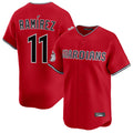 C.Guardians #11 Jose Ramirez Player Red Limited Home Edoa Stitched Jerseys