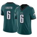 P.Eagles #6 DeVonta Smith Player Team Color Green Limited Vapor F.U.S.E. Home Game Edoa Stitched Jerseys