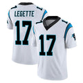 C.Panthers #17 Xavier Legette Player White Vapor Untouchable Limited Game Edoa Stitched Jerseys