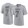 D.Cowboys #7 Rashan Gary Player Gray Atmosphere Fashion Home Game Edoa Stitched Jerseys