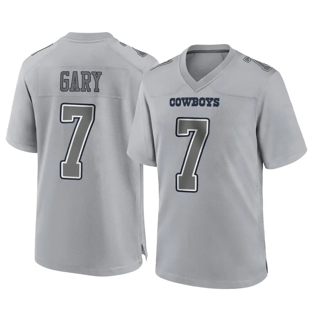 D.Cowboys #7 Rashan Gary Player Gray Atmosphere Fashion Home Game Edoa Stitched Jerseys