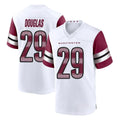 W.Commanders #29 Rasul Douglas Player White Game Home Edoa Stitched Jerseys