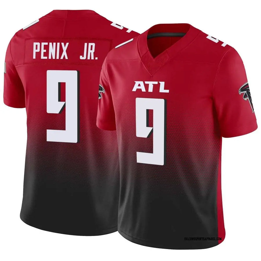 A.Falcons #9 Michael Penix Jr. Player Red Vapor F.U.S.E. Limited Edoa Stitched Jerseys