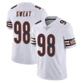 C.Bears #98 Montez Sweat Player White Vapor Untouchable Limited Home Game Edoa Stitched Jerseys