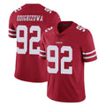SF.49ers #92 Osa Odighizuwa Player Red Limited Vapor Untouchable Home Game Edoa Stitched Jerseys