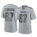 D.Cowboys #87 Jake Ferguson Player Gray Atmosphere Fashion Home Game Edoa Stitched Jerseys