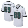 P.Eagles #69 Landon Dickerson Player White Home Game Edoa Stitched Jerseys