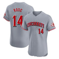 C.Reds #14 Pete Rose Player Gray Limited Elite Home Edoa Stitched Jerseys