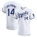 KC.Royals #14 Jac Caglianone Player White Alt Limited Elite Home Edoa Stitched Jerseys