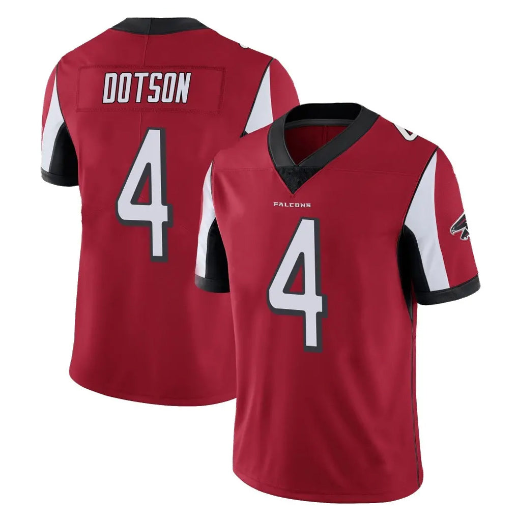 A.Falcons #4 Jahan Dotson Player Red Color Vapor Untouchable Limited Home Game Edoa Stitched Jerseys