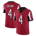 A.Falcons #4 Jahan Dotson Player Red Color Vapor Untouchable Limited Home Game Edoa Stitched Jerseys
