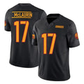 W.Commanders #17 Terry Mclaurin Player Black Limited Vapor F.U.S.E. Home Game Edoa Stitched Jerseys