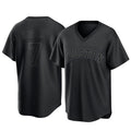 H.Astros #7 Craig Biggio Player Black Fashion T-shirt Home Game Edoa Stitched Jerseys