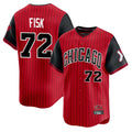 C.White Sox #72 Carlton Fisk Player Red City Connect Limited Home Edoa Stitched Jerseys