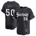 C.White Sox #50 Lenyn Sosa Player Black City Connect Limited Home Edoa Stitched Jerseys